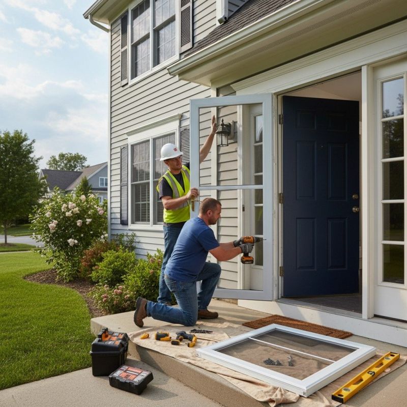 Local Storm Door Installation pros at work