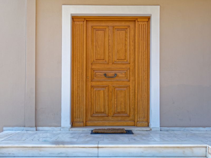 Paneled Wooden Door